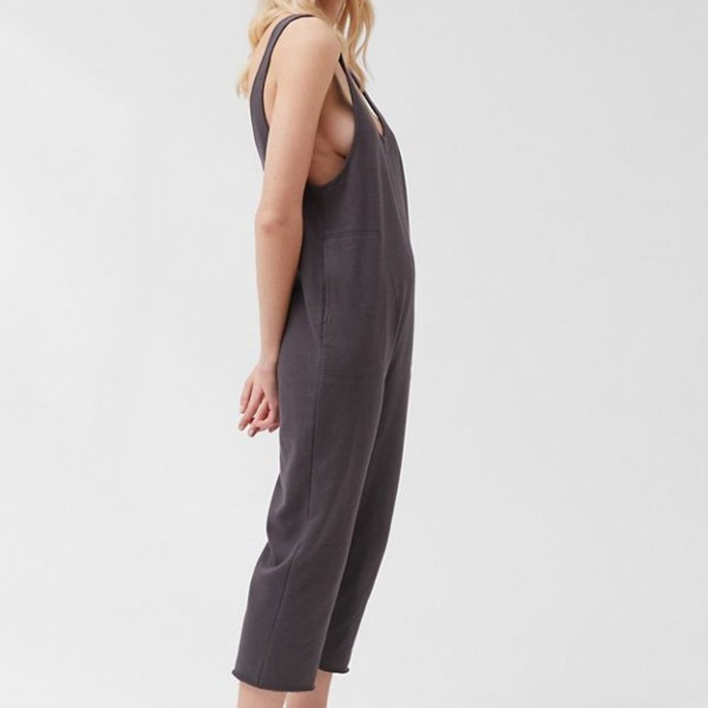 NWT Urban Outfitters Out From Under Jumpsuit Onesie Cover up Size S Brown